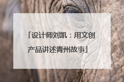 设计师刘凯：用文创产品讲述青州故事