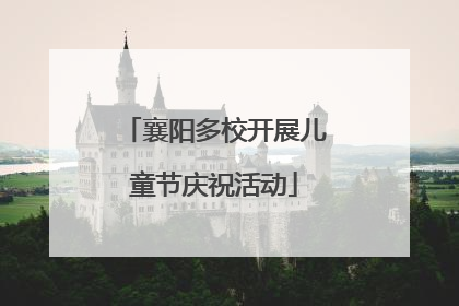 襄阳多校开展儿童节庆祝活动