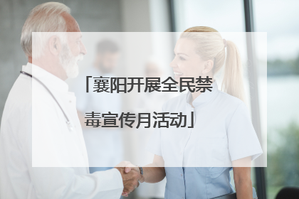 襄阳开展全民禁毒宣传月活动