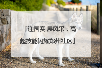 迎国赛 展风采：高超技能闪耀郑州社区