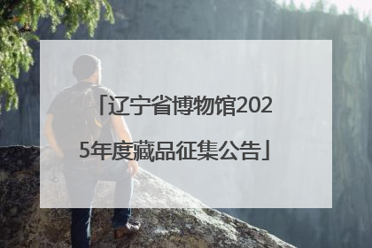 辽宁省博物馆2025年度藏品征集公告