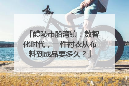 醴陵市船湾镇：数智化时代，一件衬衣从布料到成品要多久？