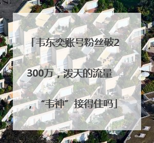 韦东奕账号粉丝破2300万，泼天的流量，“韦神”接得住吗