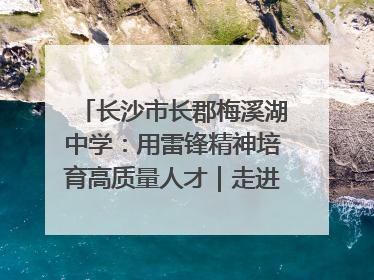 长沙市长郡梅溪湖中学：用雷锋精神培育高质量人才｜走进新时代“雷锋传人 长沙榜样”