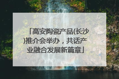 高安陶瓷产品(长沙)推介会举办，共话产业融合发展新篇章