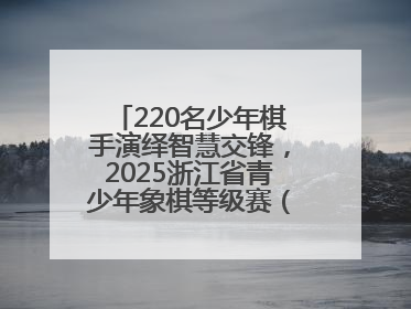 220名少年棋手演绎智慧交锋，2025浙江省青少年象棋等级赛（温州站）收官